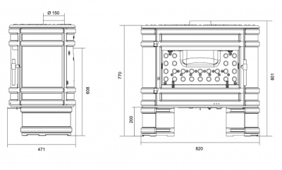 ПЕЧЬ-КАМИН Invicta ANGOR NEW ПЕЧЬ-КАМИН Invicta ANGOR NEW