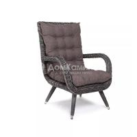 Кресло 4SIS Толедо с подушками Цвет: графит