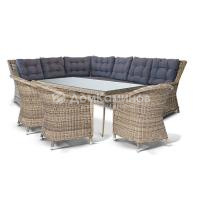 Обеденная группа 4SIS Базелла Цвет: соломенный