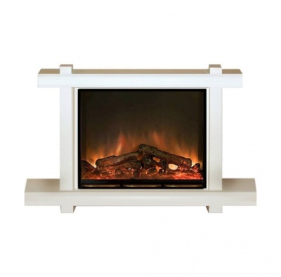 Каминокомплект Капри Deluxe белая эмаль Каминокомплект Капри Deluxe белая эмаль