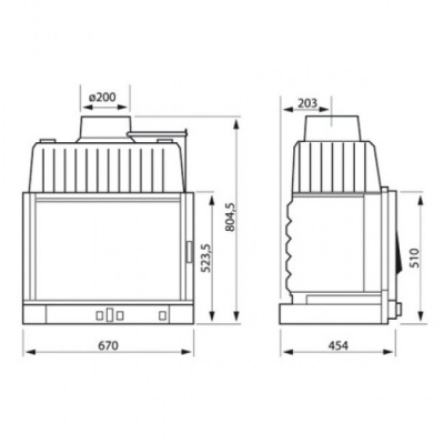 Каминная топка Supra Altima 105