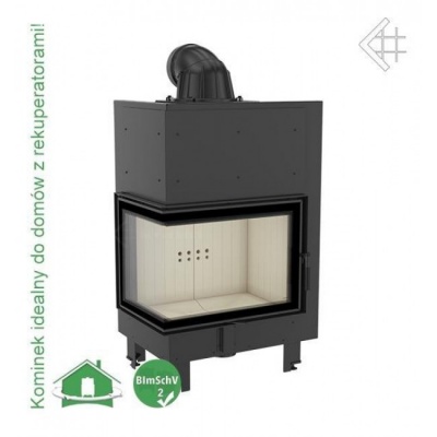 Каминная топка Kratki MBZ P BS (угловое стекло справа) Каминная топка Kratki MBZ P BS (угловое стекло справа)