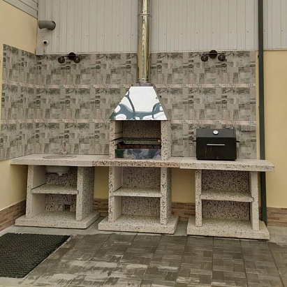 Барбекю комплекс Garden с коптильней