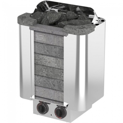 Электрическая печь SAWO CUMULUS CML-90NB-P (9 кВт, встроенный пульт, облицовка – талькохлорит) Электрическая печь SAWO CUMULUS CML-90NB-P (9 кВт, встроенный пульт, облицовка – талькохлорит)