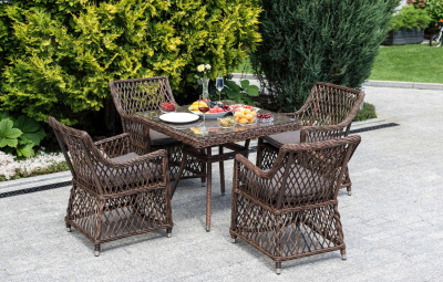 Обеденная группа 4SIS Айриш Цвет: коричневый Обеденная группа 4SIS Айриш Цвет: коричневый