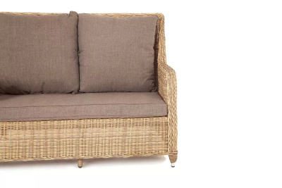 Диван 4SIS Гляссе двухместный Цвет: соломенный