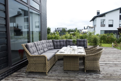 Левый модуль 4SIS Бергамо Цвет: соломенный