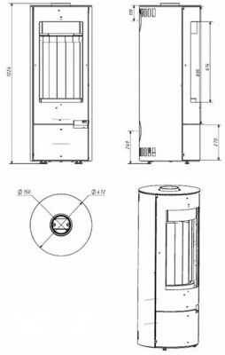 Печь-камин Хельга Печь-камин Хельга