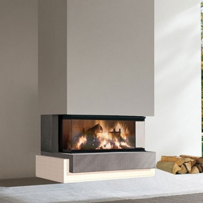 Каминная облицовка Palazzetti Cannes Wenge, под SF 100 3D Каминная облицовка Palazzetti Cannes Wenge, под SF 100 3D