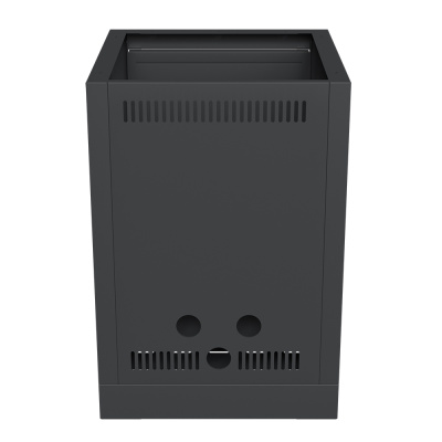 Тумба с двумя выдвижными ящиками и фальш-панелью 850 Черный Тумба с двумя выдвижными ящиками и фальш-панелью 850 Черный