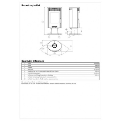 Печь-камин ABX Tartu 5 поворотный (серая сталь)