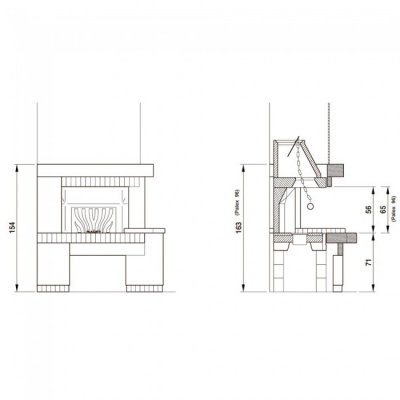 Каминная облицовка Palazzetti Val Badia