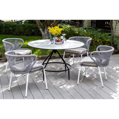 Стул 4SIS Милан из роупа Цвет: светло-серый