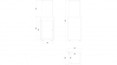 Нагреватель газовый PATIO MINI/G31/37MBAR/B - белое стекло, пульт Нагреватель газовый PATIO MINI/G31/37MBAR/B - белое стекло, пульт