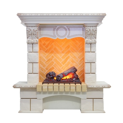 Каминокомплект Pierre Luxe Cassette 400 Угловой