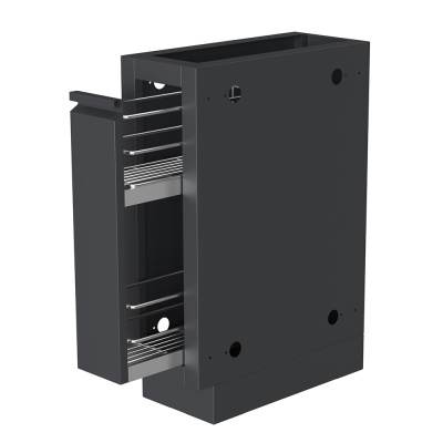 Тумба для приправ универсальная (бутылочница) 440 Черная Тумба для приправ универсальная (бутылочница) 440 Черная