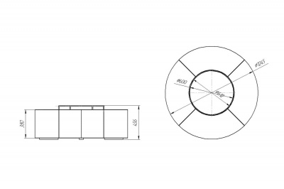 Гриль очаг Fireline Sun