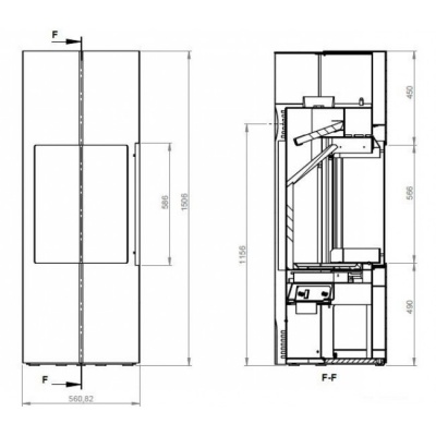 Печь-камин Ember Stevan 700XL Печь-камин Ember Stevan 700XL