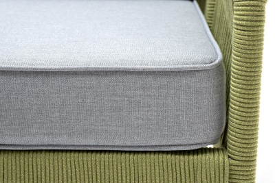 Кресло 4SIS Канны Цвет: светло-серый RAL7035, салатовый меланж, светло-серый