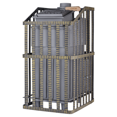 Печь для бани чугунная Гефест Гроза Ураган 24 (М)