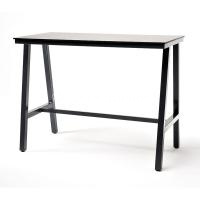 Барный стол 4SIS Рио 140 H110 Цвет: темно-серый, серый гранит