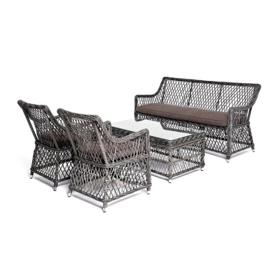 Лаунж-зона 4SIS Асти на 4 персоны Цвет: графит