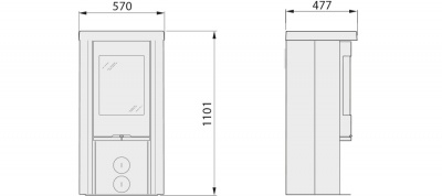 Contura 520 Style С дверцой отсека для дров Contura 520 Style С дверцой отсека для дров