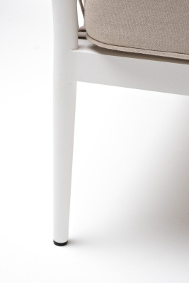 Кресло 4SIS Касабланка Цвет: белый муар, бежевый Кресло 4SIS Касабланка Цвет: белый муар, бежевый