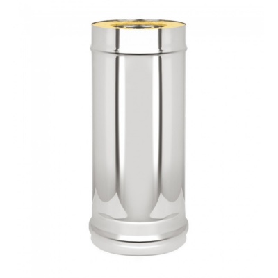 Сэндвич-Труба Везувий Нерж+Нерж (AISI 316/304 (0,5мм/0,5мм) д.120х200, L-0,5м Сэндвич-Труба Везувий Нерж+Нерж (AISI 316/304 (0,5мм/0,5мм) д.120х200, L-0,5м