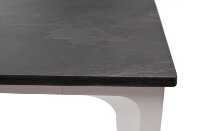 Стол обеденный 4SIS Малага 90 Цвет: белый, серый гранит