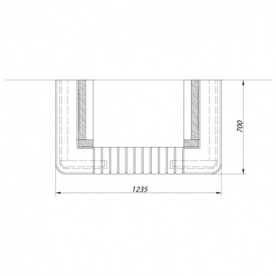 Каминная облицовка Supra-Russia CHARLESTON SR, с каменной балкой