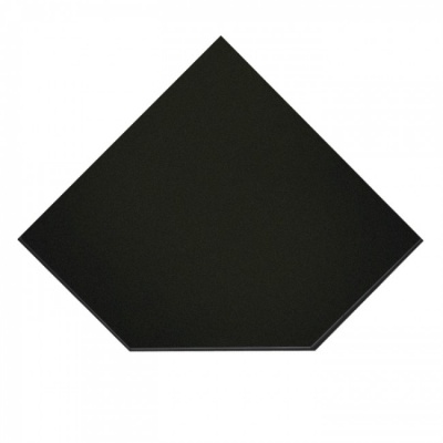 Предтопочный лист Вулкан VPL021-R9005, 1100х1100, черный