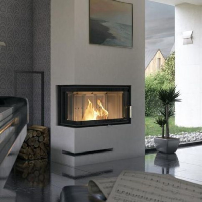 Топка Defro Home Intra Slim ME угловая, 8 кВт, 834/465/337мм Топка Defro Home Intra Slim ME угловая, 8 кВт, 834/465/337мм