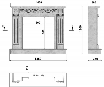 Мраморный портал Cleo