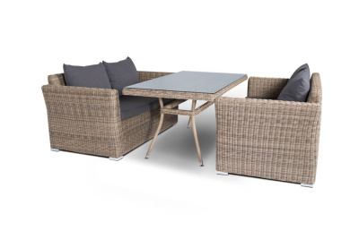 Обеденная группа 4SIS Мокко Цвет: соломенный Обеденная группа 4SIS Мокко Цвет: соломенный