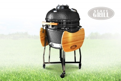 Керамический гриль Start Grill 22 Зеленый Керамический гриль Start Grill 22 Зеленый