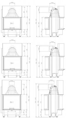 Каминная топка Schmid Ronda FD 6745 h (туннельная версия) Каминная топка Schmid Ronda FD 6745 h (туннельная версия)
