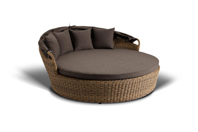 Круглый шезлонг 4SIS Стильяно Цвет: соломенный Круглый шезлонг 4SIS Стильяно Цвет: соломенный