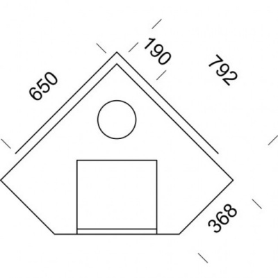 Печь-камин NunnaUuni JOYA Angolo 1 PL
