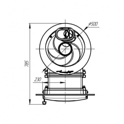 Банная печь Прометалл Атмосфера L в ламелях Окаменевшее дерево перенесенный рисунок Банная печь Прометалл Атмосфера L в ламелях Окаменевшее дерево перенесенный рисунок