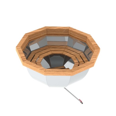 Банный чан 10 граней с обшивкой AISI 304  Банный чан 10 граней с обшивкой AISI 304