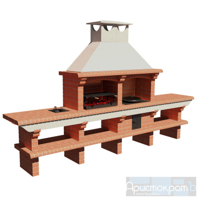 Кирпичное барбекю АРИСТОКРАТЪ 736 Кирпичное барбекю АРИСТОКРАТЪ 736