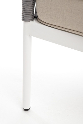 Диван 4SIS Канны 3-местный из роупа Цвет: Белый, светло-серый, бежевый Диван 4SIS Канны 3-местный из роупа Цвет: Белый, светло-серый, бежевый