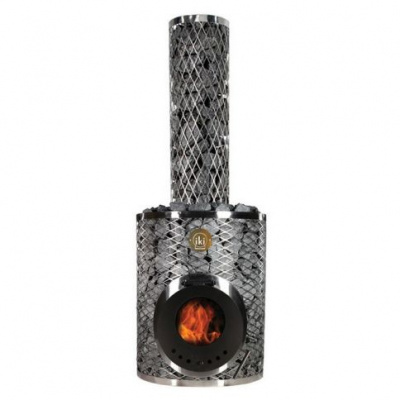 Дровяная печь для сауны IKI Maxi Plus со стеклянной дверцей Дровяная печь для сауны IKI Maxi Plus со стеклянной дверцей