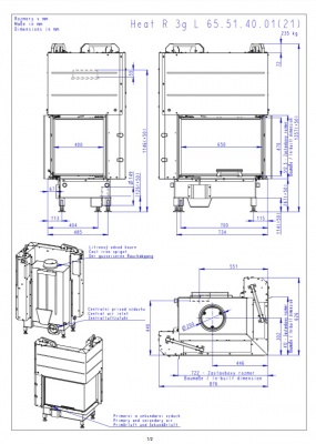 Каминная топка Romotop HEAT R/L 2G L 65.51.40.01 Каминная топка Romotop HEAT R/L 2G L 65.51.40.01
