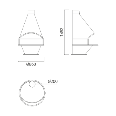 Камин Traforart Oviedo фронтальный Камин Traforart Oviedo фронтальный