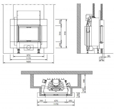Мраморный камин Schmid N8