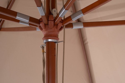 Зонт на центральной деревянной опоре 4SIS Джулия 4x3 Зонт на центральной деревянной опоре 4SIS Джулия 4x3