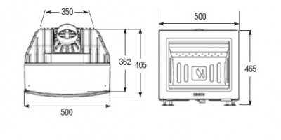 Каминная топка Keddy SK 1001 Каминная топка Keddy SK 1001