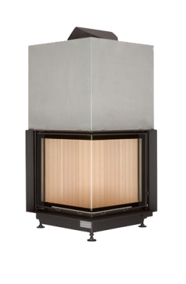 Каминная топка Brunner Eck-Kamine EK 51/52/52 с подъемом  Каминная топка Brunner Eck-Kamine EK 51/52/52 с подъемом